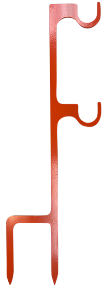 Champion Targets Impact Steel, Champ 44915c     Impct Steel Dbl Hngr Stake Rf Orn