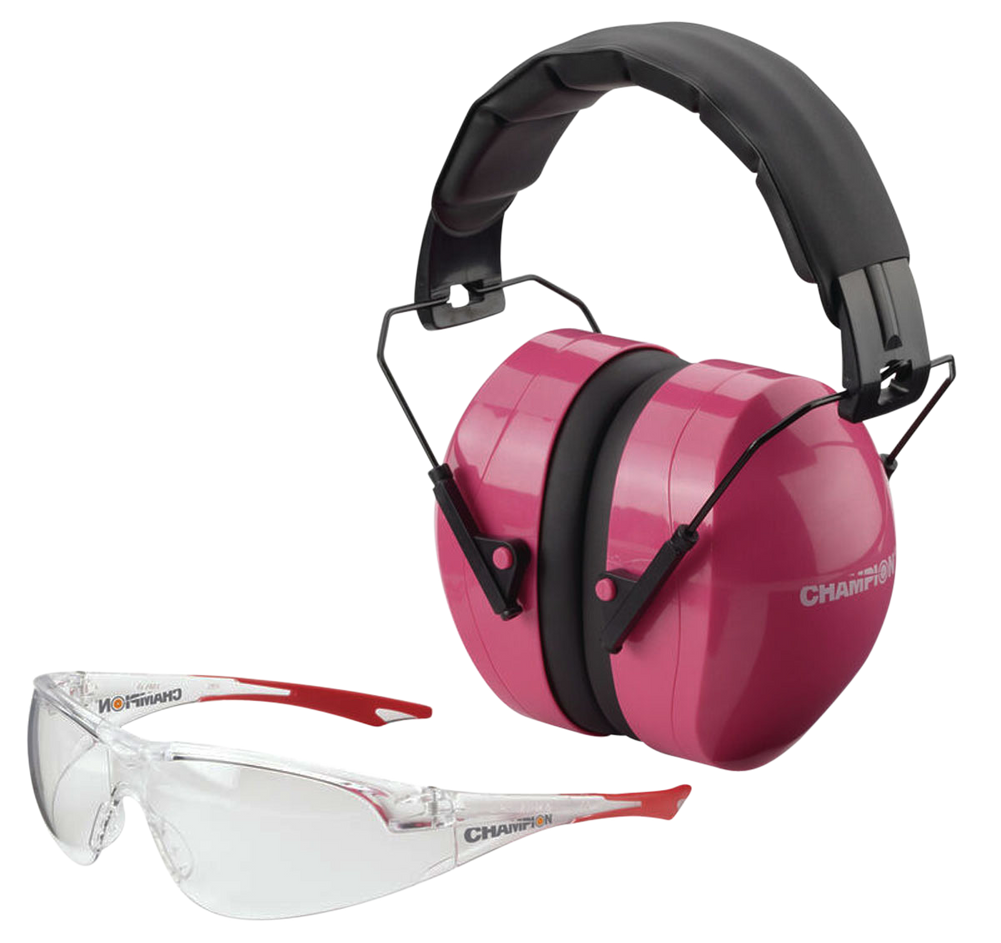 Champion Targets Eyes & Ears, Champ 40624      Ballistic Eyes/ears Pink