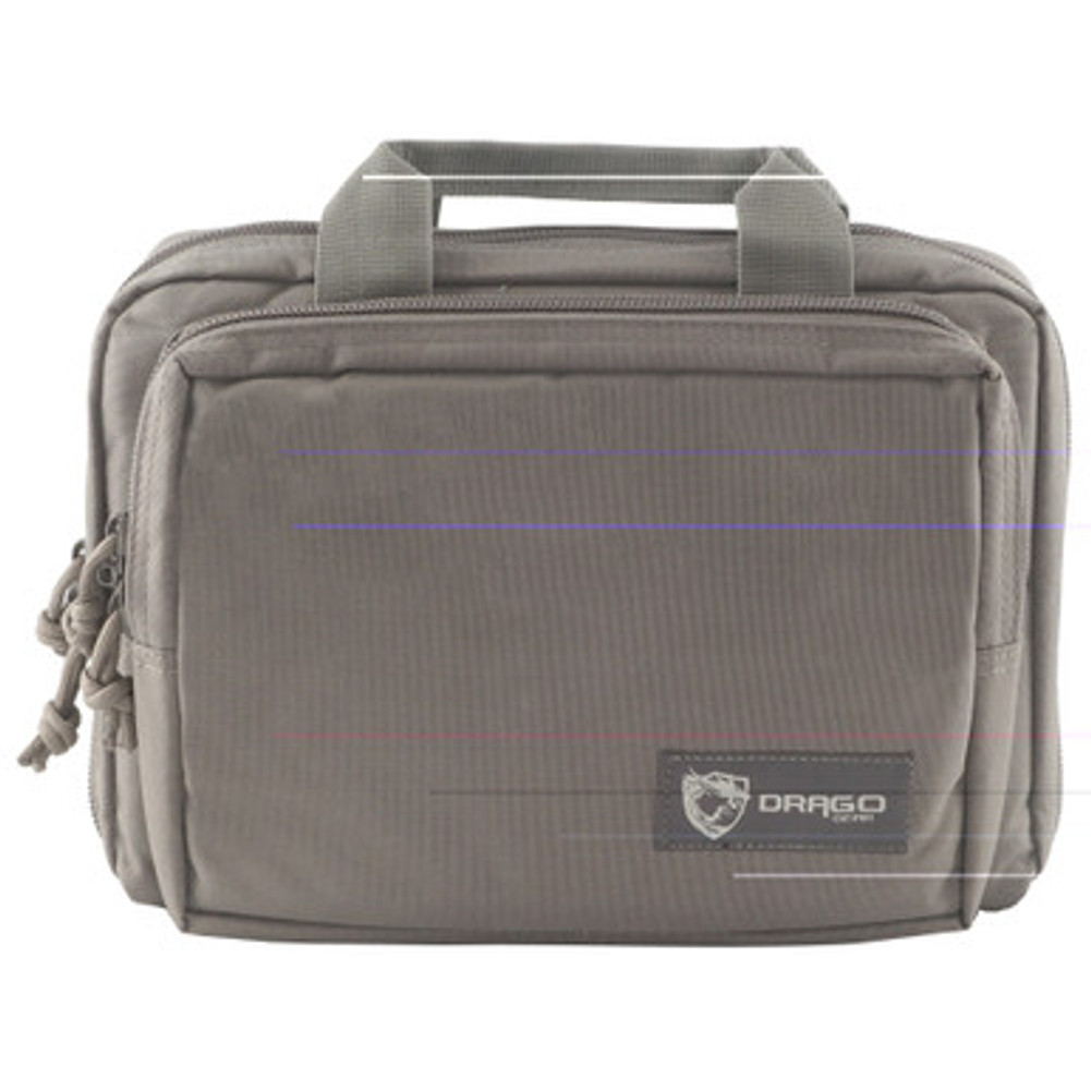 Drago Gear Double Pistol Case Gray