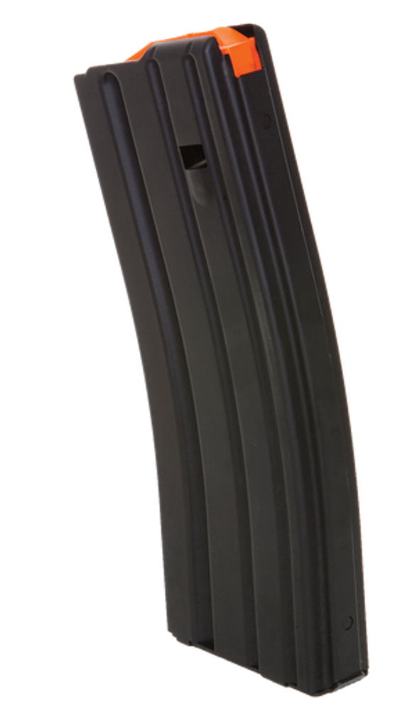 DuraMag 3023041178CPD SS  30rd 223 Rem/300 Blackout/5.56x45mm NATO for AR-15 Black w/ Orange Follower Detachable - 85819