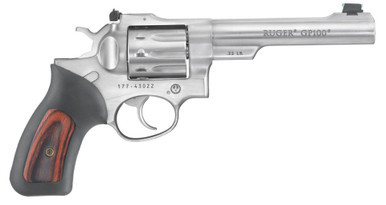 Ruger Gp100 22lr 10sh 5.5" Da As Ss