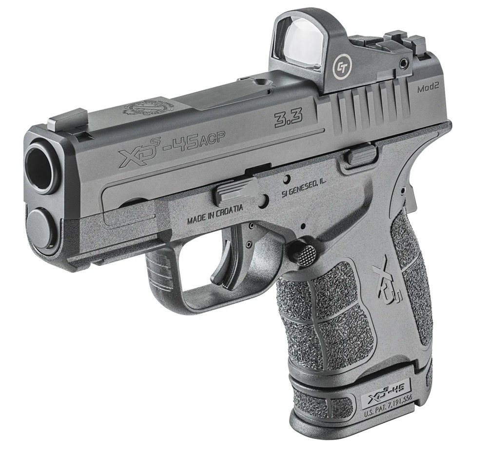 Springfield Armory Xd-s Mod2 .45acp Ct Gu23 3.3" 6+1 Black Handgun
