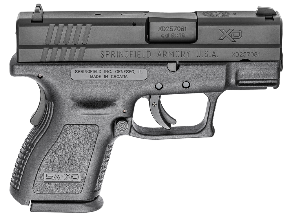 Springfield Armory Defender Xd Sc 9mm 3" Blk 13+1 Black Handgun