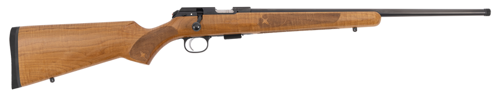 CZ-USA 02396 CZ 457 American 22 LR 5+1 20" Black Nitride Steel Threaded Barrel, AAAA Maple Wood Stock