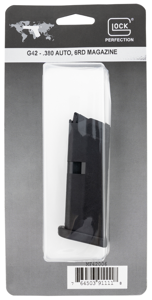 GLOCK Magazine G42 380acp 6rd Pkg
