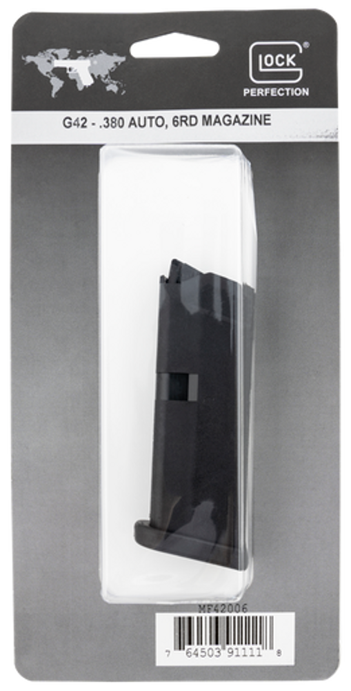 GLOCK Magazine G42 380acp 6rd Pkg
