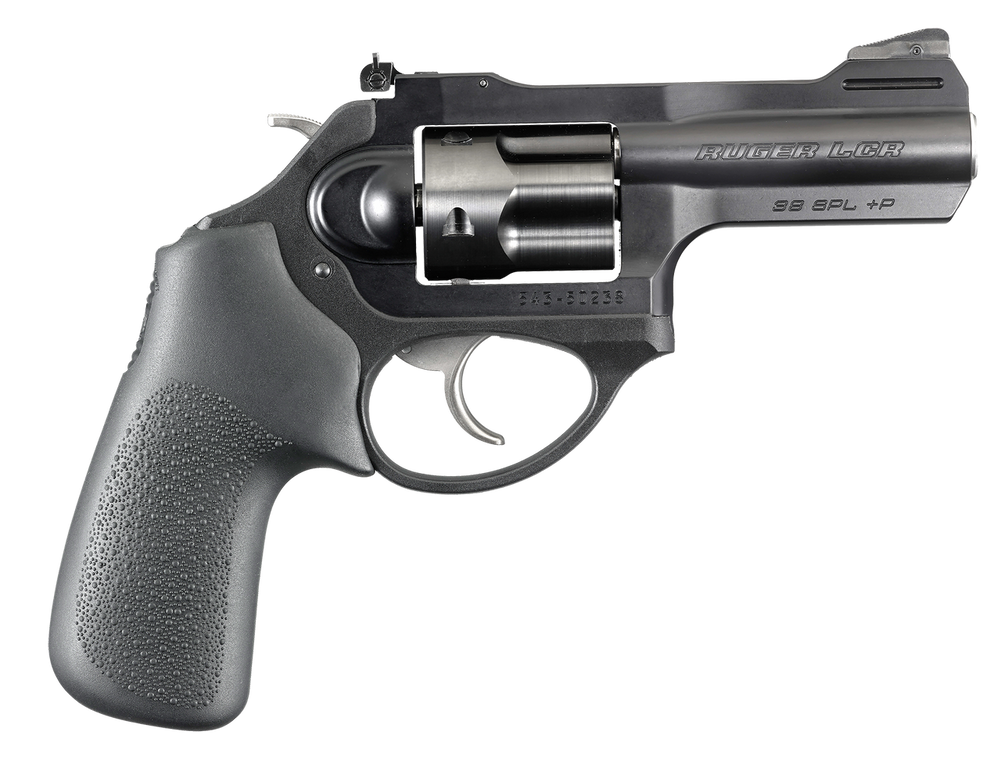Ruger Lcrx 38spc+p Blk 3" Hogue Gp