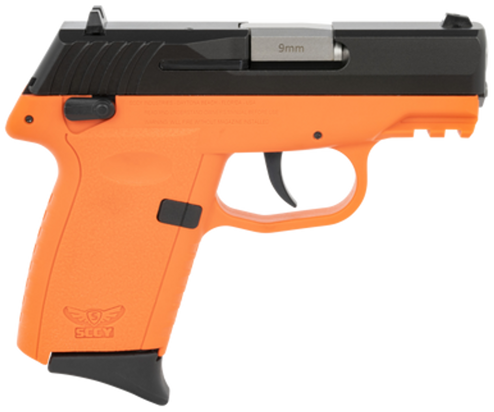 SCCY Industries Cpx-1 G3 9mm Bk/orng Sfty 10+1