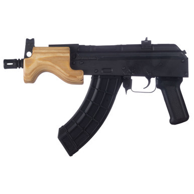 Century Arms HG5479N Draco Micro (US Made) 7.62x39mm 30+1 6.25" Threaded Barrel, Black Stamped Receiver, Premium Handguard, Black Polymer Grip, Enhanced Trigger Group, Includes 1 US Palm 30rd Magazine