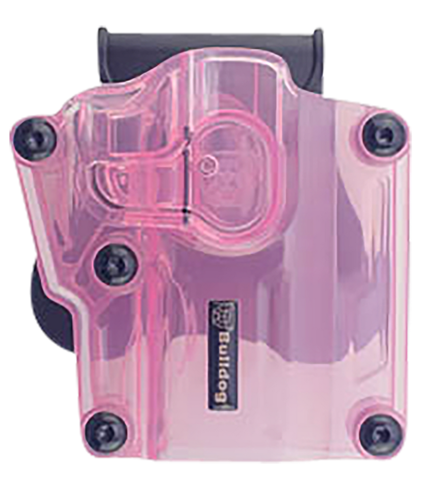 Bulldog Max, Bdog Mx-006    Max Multifit Hltr Transparent Pink