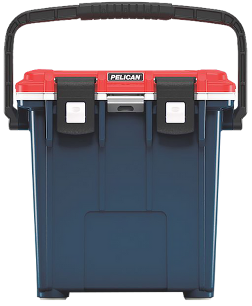 Pelican Personal Cooler, Pelican 20q-5-blured-wht 20q Americana Blu/red/wht