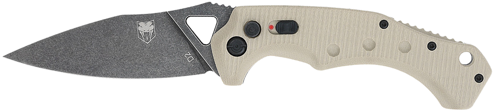 Cobra Tec Knives Llc Ryker, Cobra Tanafryk       Tan Auto Folding Ryker