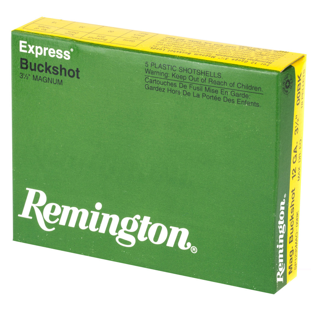 Rem Exp Mag 12ga 3.5" 00 Bck 5/250