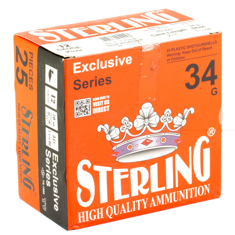 Sterling Exclusive 12ga 2.75" #6 25/250