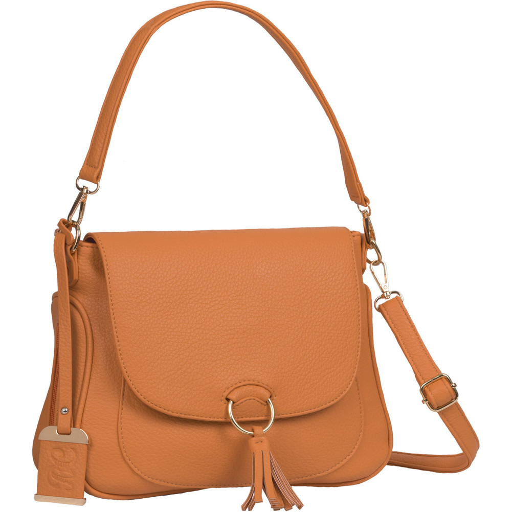 Bulldog Hobo Purse W/holster Orange