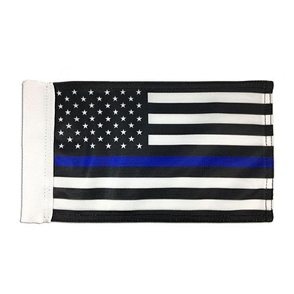 Thin Blue Line American Motorcycle Flag, 6 x 9 Inches