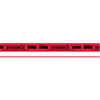 Red Sealed Evidence Sealing Tape 1.375 x 108'