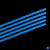 Replacement Fibers - .100'' x 9'' - Blue