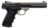 Browning 051564490 Buck Mark Contour 22 LR 10+1 5.50" Contoured Barrel, Matte Black Optic Ready/Serrated Steel Slide, Gray Anodized Aluminum Frame, Black Ultragrip RX Grips