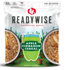 ReadyWise RW05008 Outdoor Food Kit Appalachian Apple Cinnamon Cereal Breakfast Entree 2.5 Servings In A  Resealable Pouch, 6 Per Pack - 131351