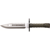 8 in Special Ops M-9 Bayonet Special Force Knife/Green Polymer Scabbard