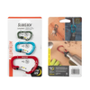 SlideLock Carabiner Aluminum - 3 Pack Assorted