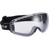PILOT 2 SAFETY GOGGLE SAFETY PC CLEAR PLATINUM VENTED TPR VENTED BLACK