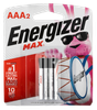 Energizer E92BP2 AAA Max Black/Silver 1.5V Alkaline Qty (2) Single Pack - 143817