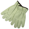Beige PU/Nylon blend Pig Grain Drvr