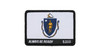 Massachusetts Flag Patch