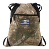Thin Blue Line Cinch Sack Camo Skull