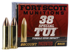 Fort Scott Munitions Tumble Upon Impact (tui), Fsm 38spl-080-scv     38sp +p 80gr Tui       20/25