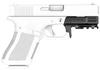 Recover Innovations Inc Rail Adapter For The Glock 19 & 23, Rec Gr19l-01   Rail Glk 19/23 Gen 1 Gen 2