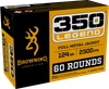 Browning Ammo Fmj, Brna B192803502    350l 124 Fmj  Brwng        60/4