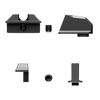 Radian Weapons Stealth, Radn G9003 Wal Pdp2.0    Rmr Stlth Bckup Irons