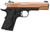 Browning 051895490 1911-22 Black Label Full Size Frame 22 LR 10+1, 4.25" Matte Stainless Steel Barrel, Copper Cerakote Serrated Slide, Matte Black Polymer Frame w/Beavertail, Black Laminate Wood Grip