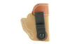 DeSantis Gunhide, Sof-Tuck Inside The Pant Holster, Fits Sig Sauer P238, Springfield 911, Keltec P3AT, Ruger LCP, Ruger LCP II, Right Hand, Tan Leather