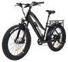 Bakcou E-bikes Flatlander, Bakcou B-fst24-b-b21 Flatlander St 21ah 24"  Mtblk