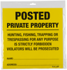 Allen , Allen 15824 Posted No Trespassing Sign 12 Pk