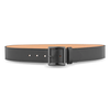 1-3/4"" Plain Leather Garrison Belt with Black Buckle