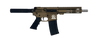 Great Lakes Firearms GL15223SSPBRZ AR-15 Pistol 223 Wylde 30+1 7.50" Stainless Barrel, Bronze Rec, 7" M-LOK Handguard, Buffer Tube (No Brace), Black A2 Grip
