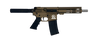 Great Lakes Firearms GL15223SSPBRZ AR-15 Pistol 223 Wylde 30+1 7.50" Stainless Barrel, Bronze Rec, 7" M-LOK Handguard, Buffer Tube (No Brace), Black A2 Grip