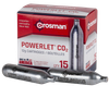 Crosman Powerlet, Cros C2315      Powerlet 12g Co2 Cartridges   15pk
