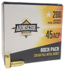 Armscor , Arms 50093 Rock Pack 45acp 230gr Fmj  200/4