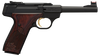 Browning 051519490 Buck Mark Challenge 22 LR 10+1 5.50" Polished Flats Steel Barrel, Matte Black Serrated Slide & Aluminum Frame, Engraved Rosewood Grip