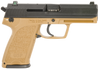 HK 81000354 USP9  TAC  9MM   3-15R FDE  NS V1