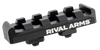 Rival Arms Picatinny Rail M-lok Mount 5-slot, Rival Ra92ml05a    Pic Rail 5-slot M-lok Blk