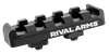 Rival Arms Picatinny Rail M-lok Mount 5-slot, Rival Ra92ml05a    Pic Rail 5-slot M-lok Blk