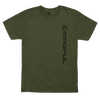 Magpul Industries Corp Vertical Logo, Magpul Mag1113-316-s  Vert Logo      Shirt Sm  Od