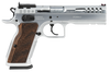 Tanfoglio IFG TFSTOCKM40 Defiant Stock Master LG 40 S&W 14+1 4.75" Hard Chrome Steel/Wood Grip